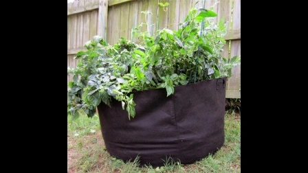 Borsa per coltivazione intelligente in feltro da 5 galloni per contenitori di piante di patate con manici